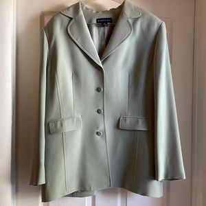 Pretty soft green color. Like new! Dry Clean.